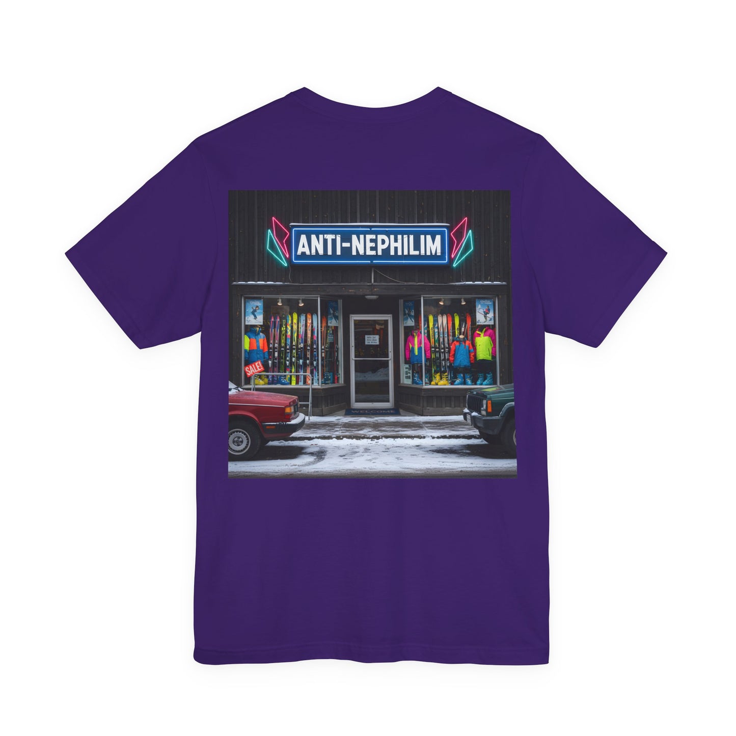 Anti Nephilim Ski Shop T Shirt - Kirk Ave. Apparel