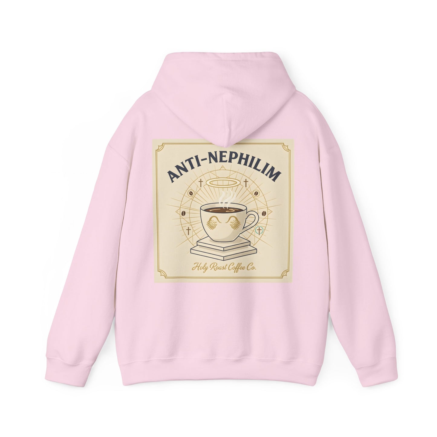 Retro Anti Nephilim Coffee Hoodie — Kirk Ave. Apparel