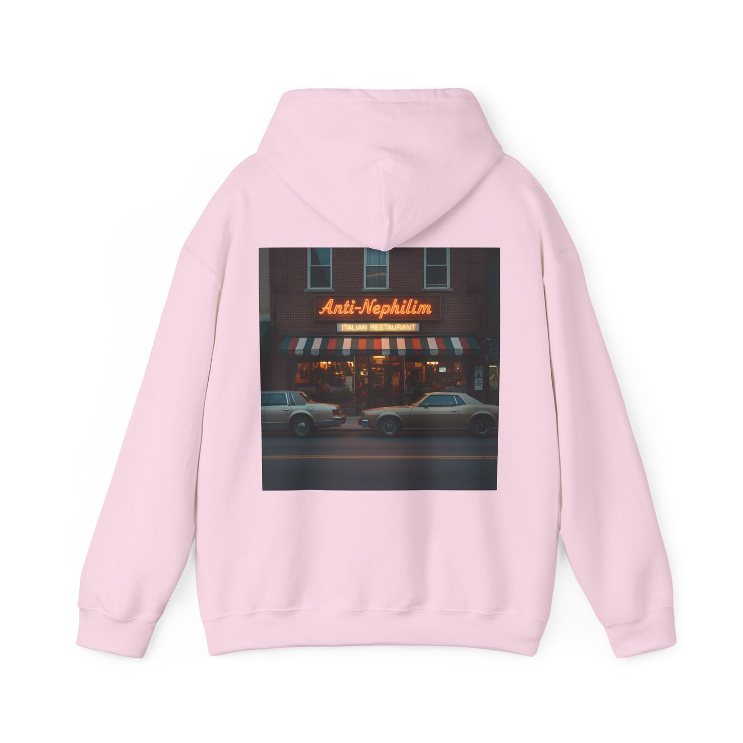Retro NYC Italian Anti Nephilim Hoodie - Kirk Ave. Apparel