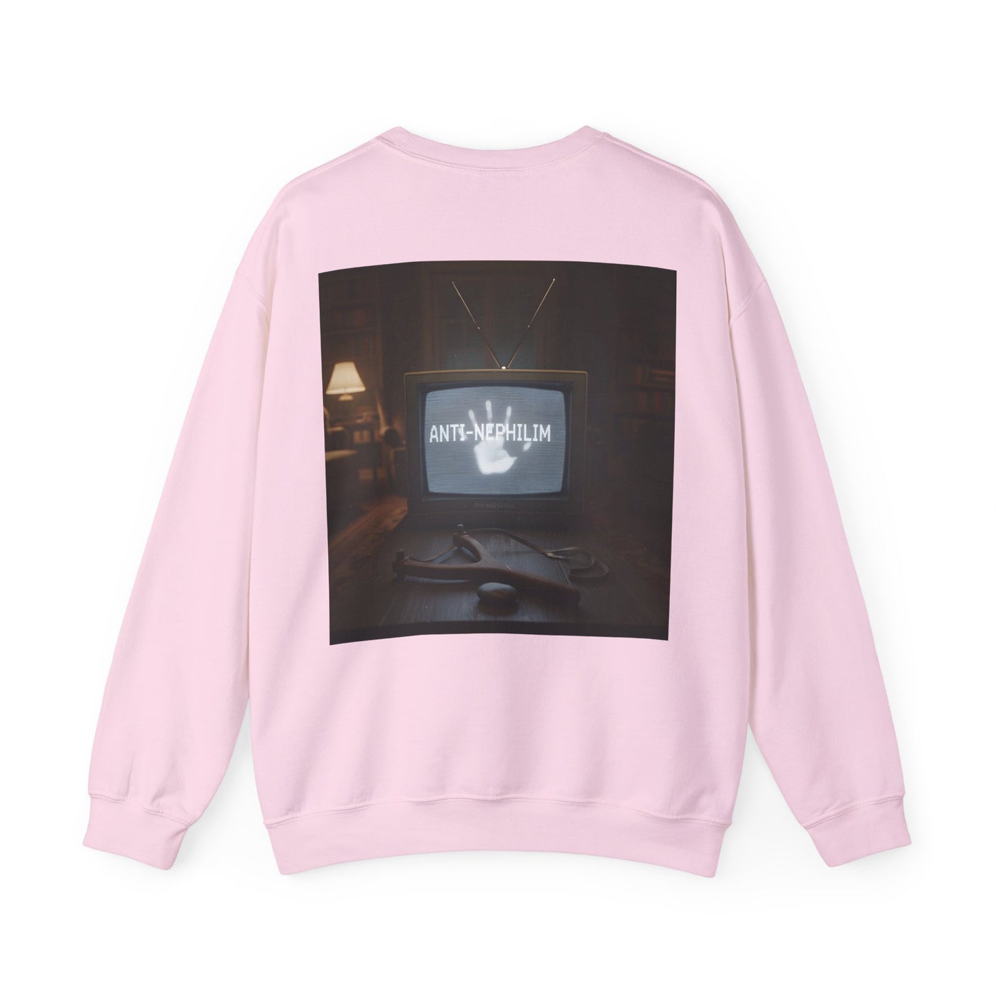 Retro TV Anti Nephilim Sweatshirt - Kirk Ave. Apparel