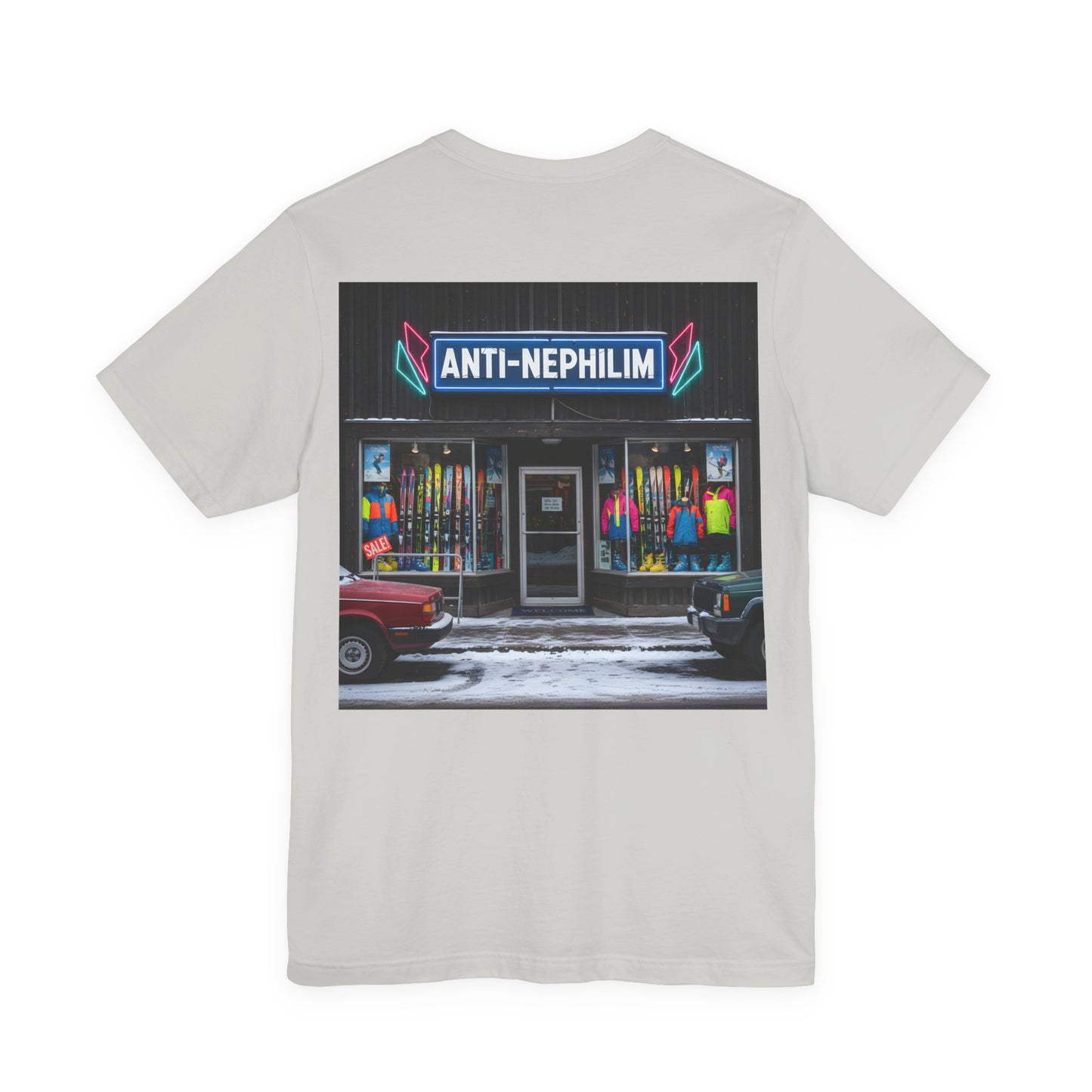 Anti Nephilim Ski Shop T Shirt - Kirk Ave. Apparel