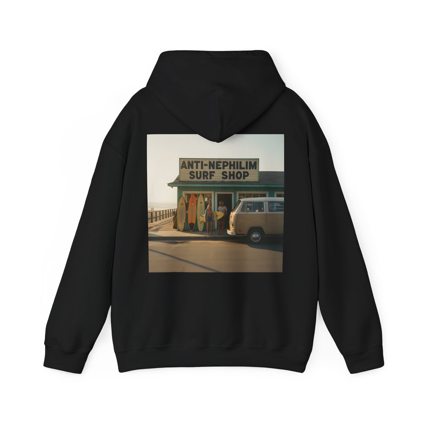Vintage surf shop Anti-Nephilim hoodie - Kirk Ave. Apparel