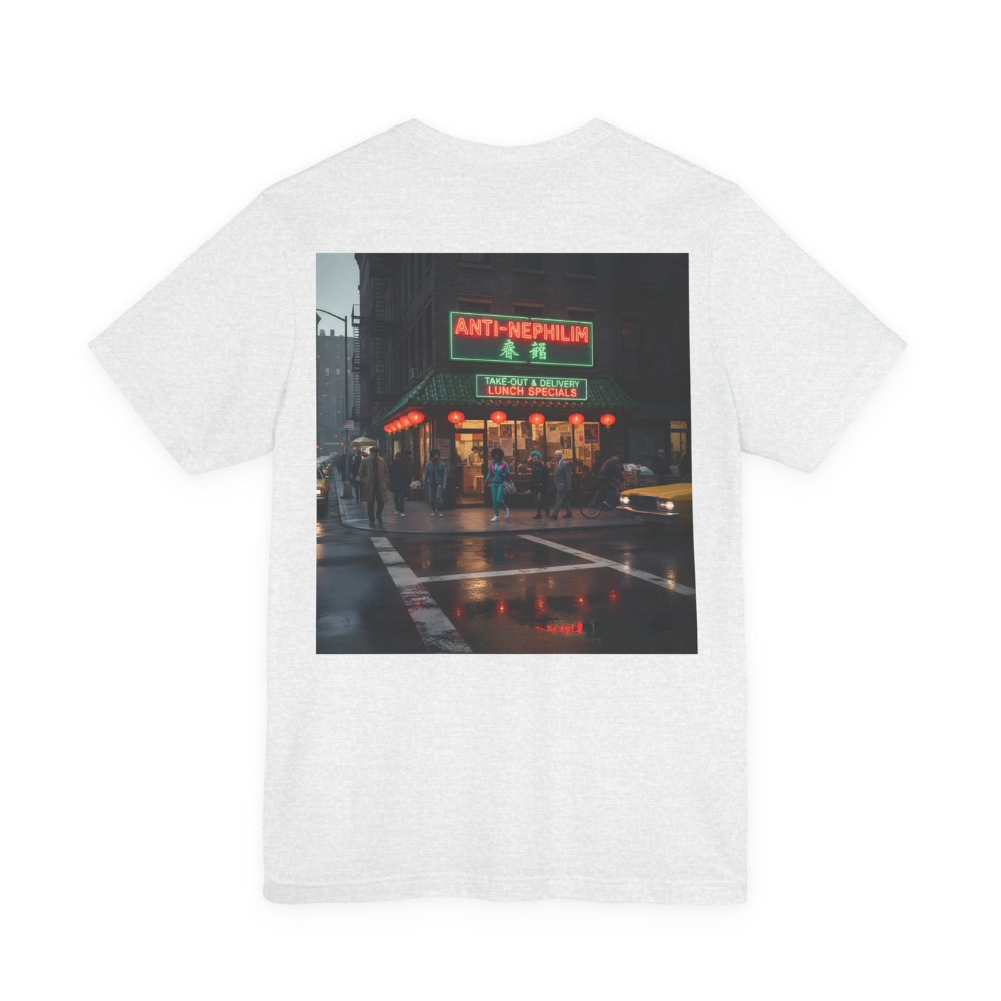 NYC Retro Chinese Anti Nephilim T Shirt - Kirk Ave. Apparel