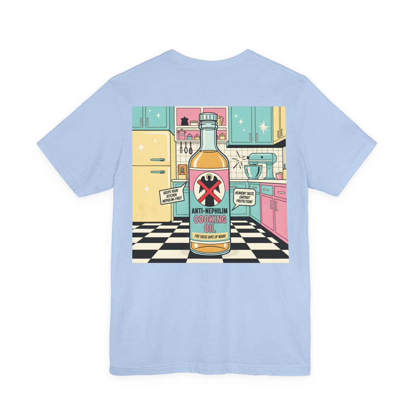 Retro Kitchen Pop Art Anti Nephilim T Shirt - Kirk Ave. Apparel