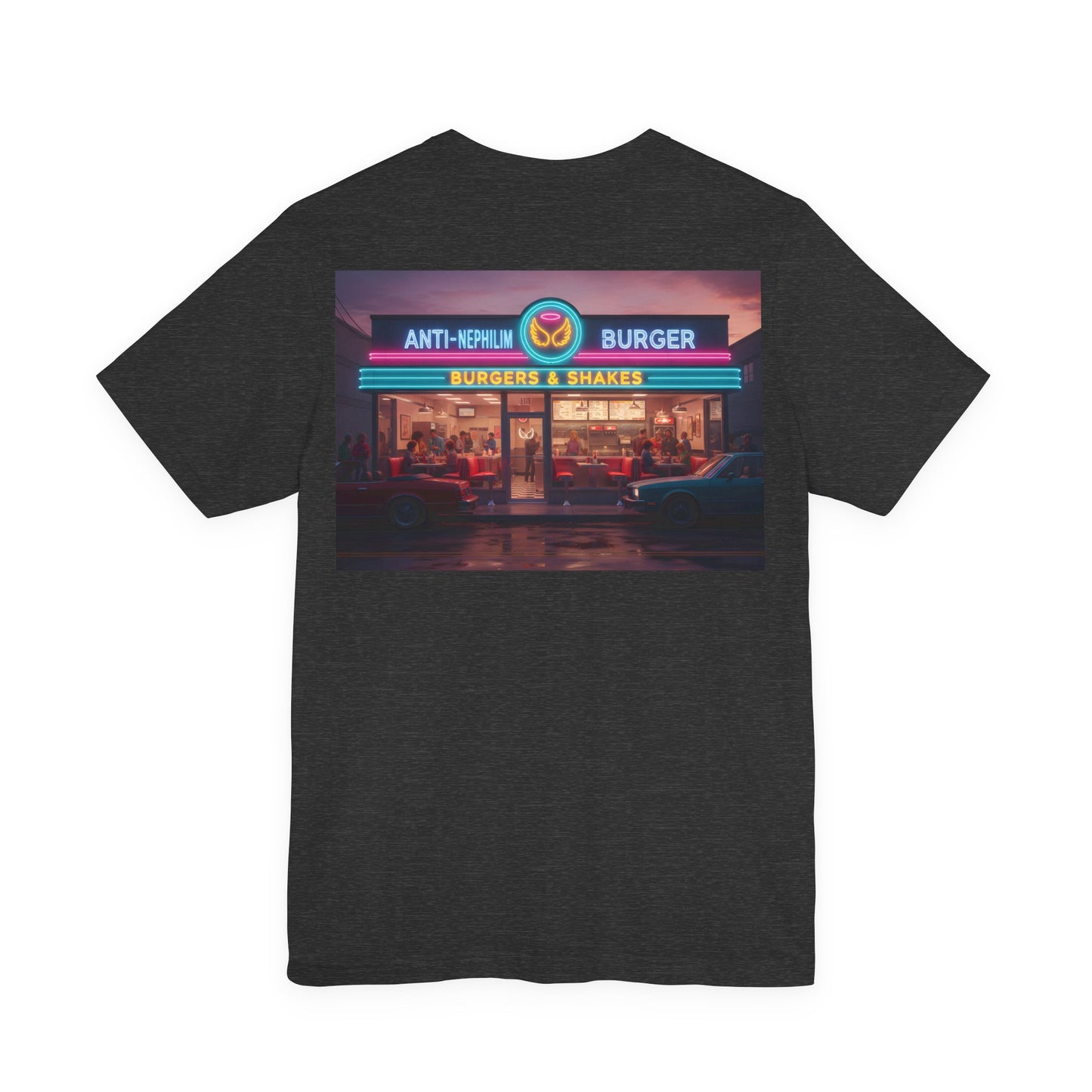Retro Neon Burger Joint T Shirt — Kirk Ave. Apparel