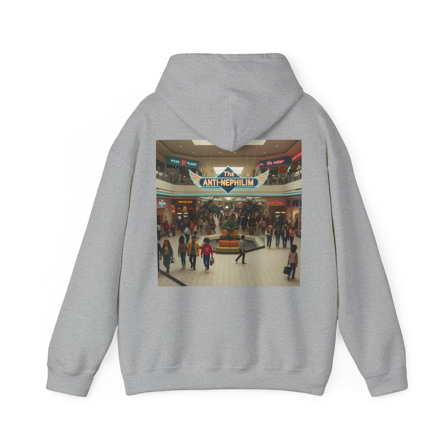 90s Mall Anti Nephilim Hoodie - Kirk Ave. Apparel
