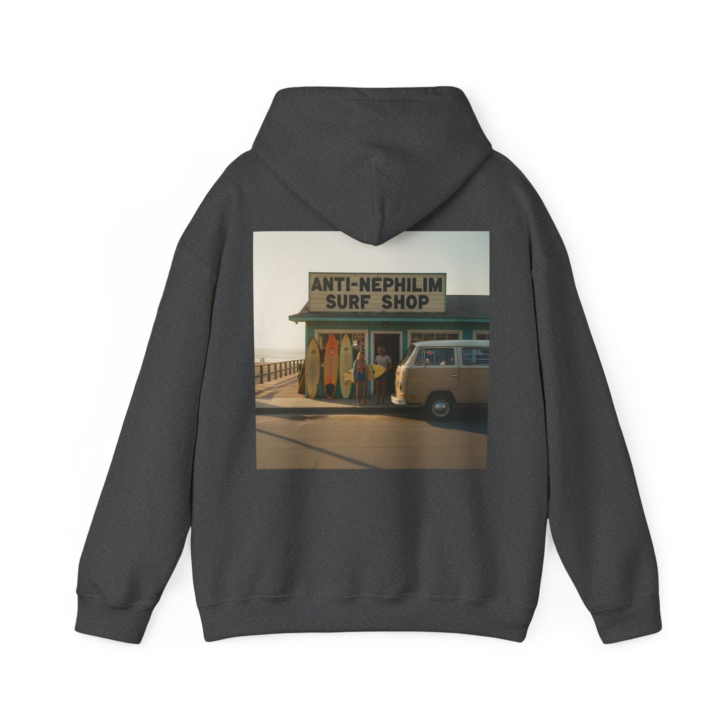 Vintage surf shop Anti-Nephilim hoodie - Kirk Ave. Apparel