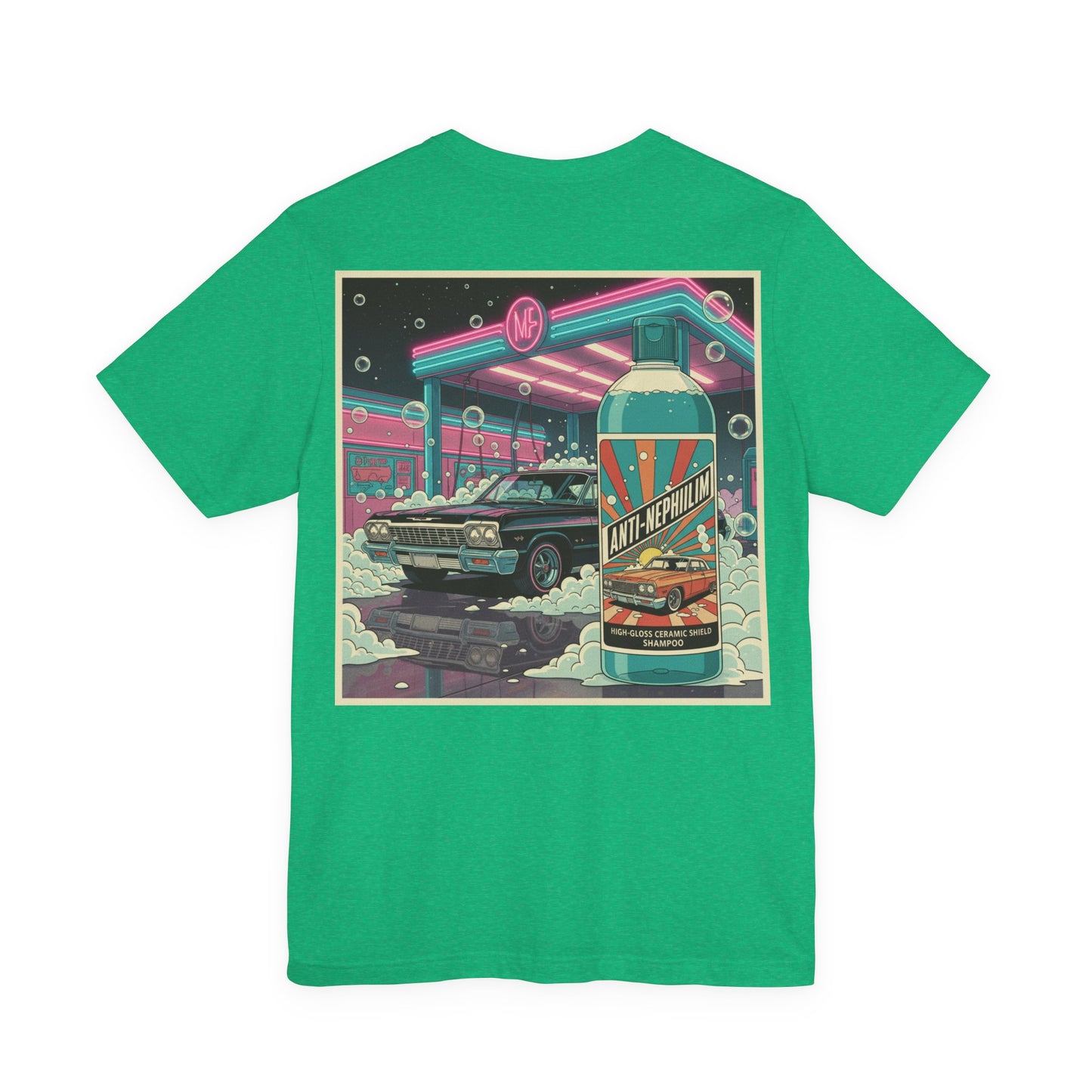 Retro Anti Nephilim Car Wash T Shirt - Kirk Ave. Apparel