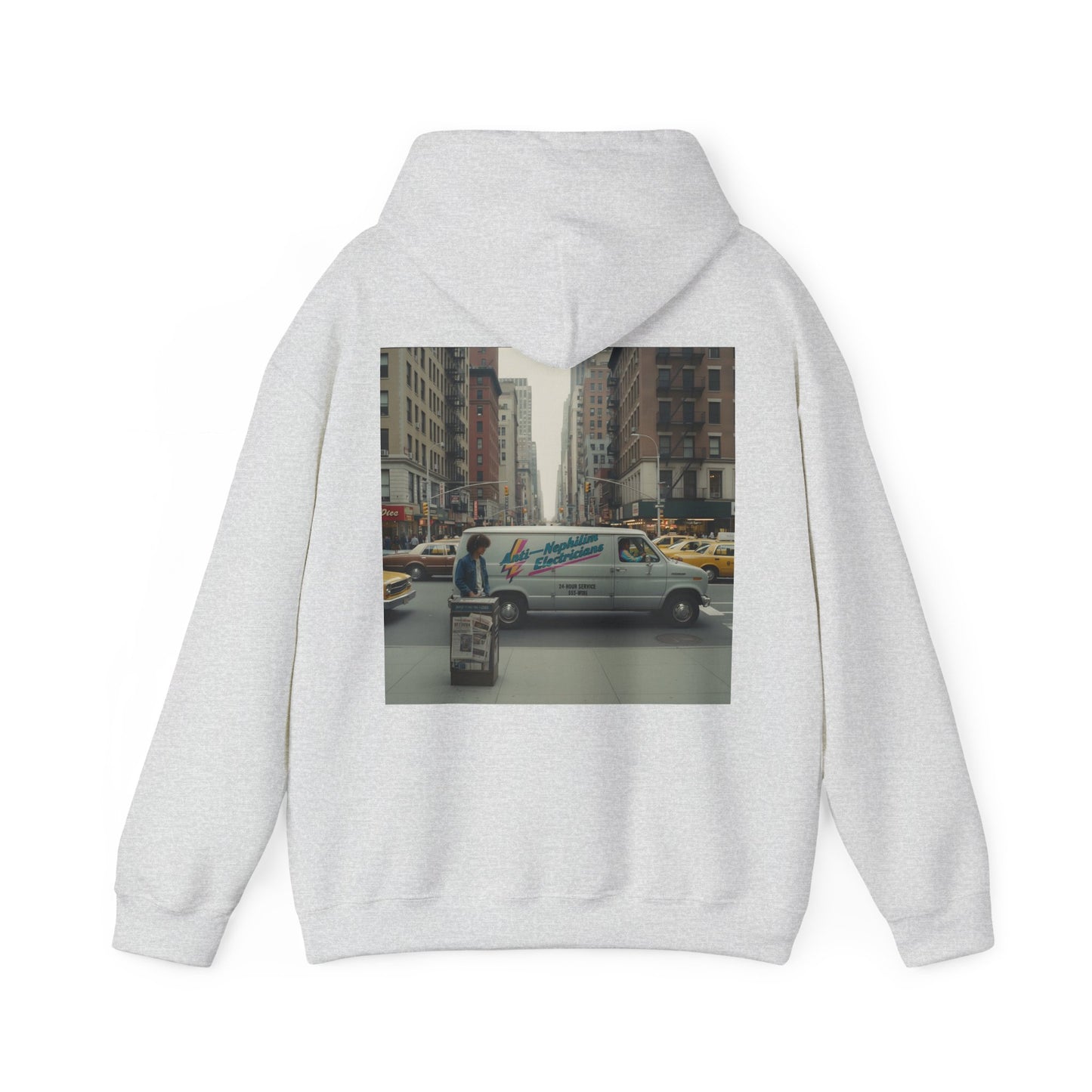 Retro NYC Anti-Nephilim Hoodie - Kirk Ave. Apparel