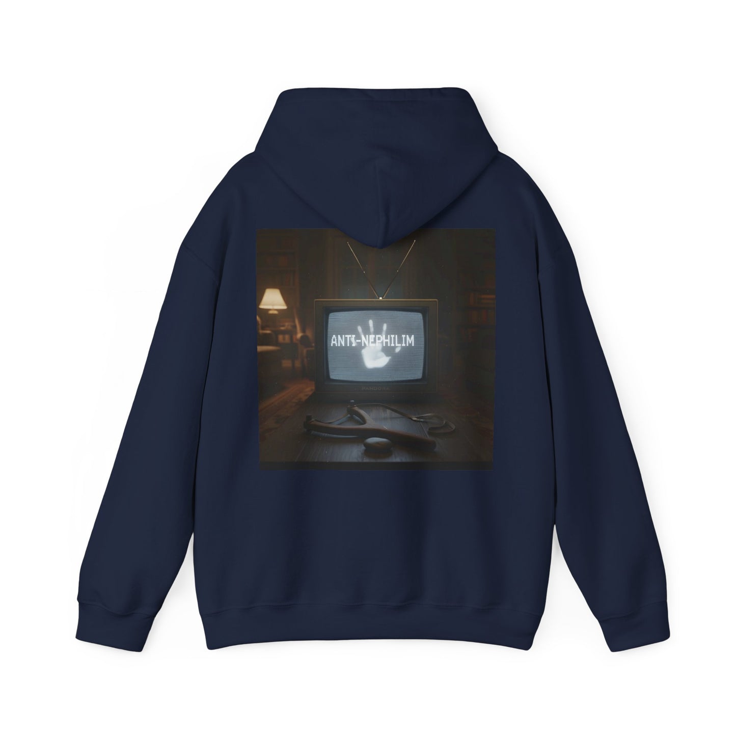 Retro TV Anti Nephilim Hoodie - Kirk Ave. Apparel