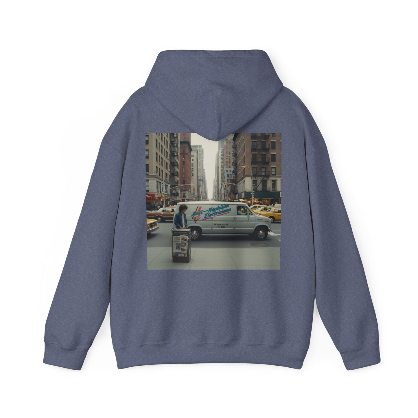 Retro NYC Anti-Nephilim Hoodie - Kirk Ave. Apparel
