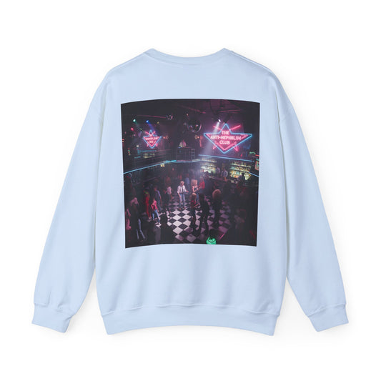 80s Neon Nightclub Anti Nephilim Sweatshirt - Kirk Ave. Apparel