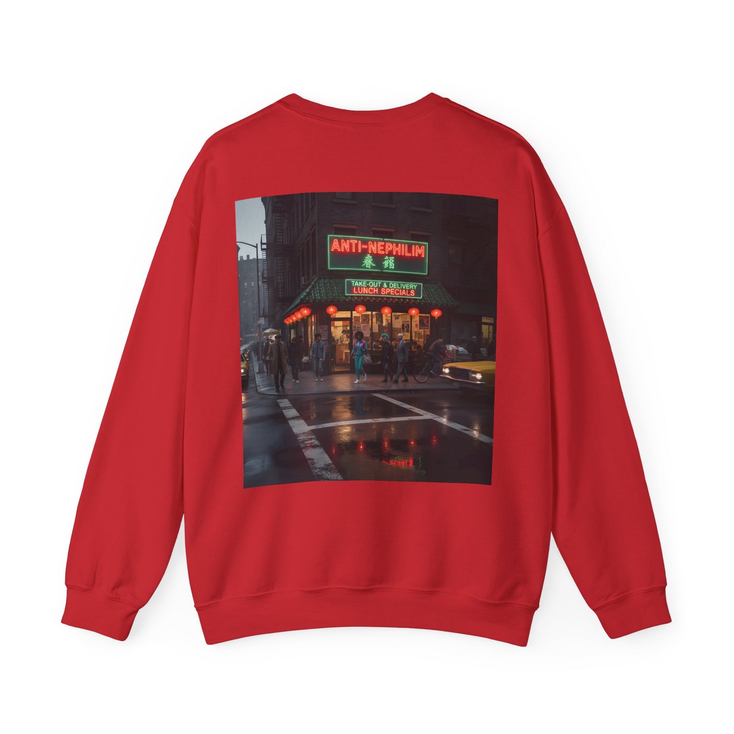 NYC Retro Chinese Anti Nephilim Sweatshirt - Kirk Ave. Apparel