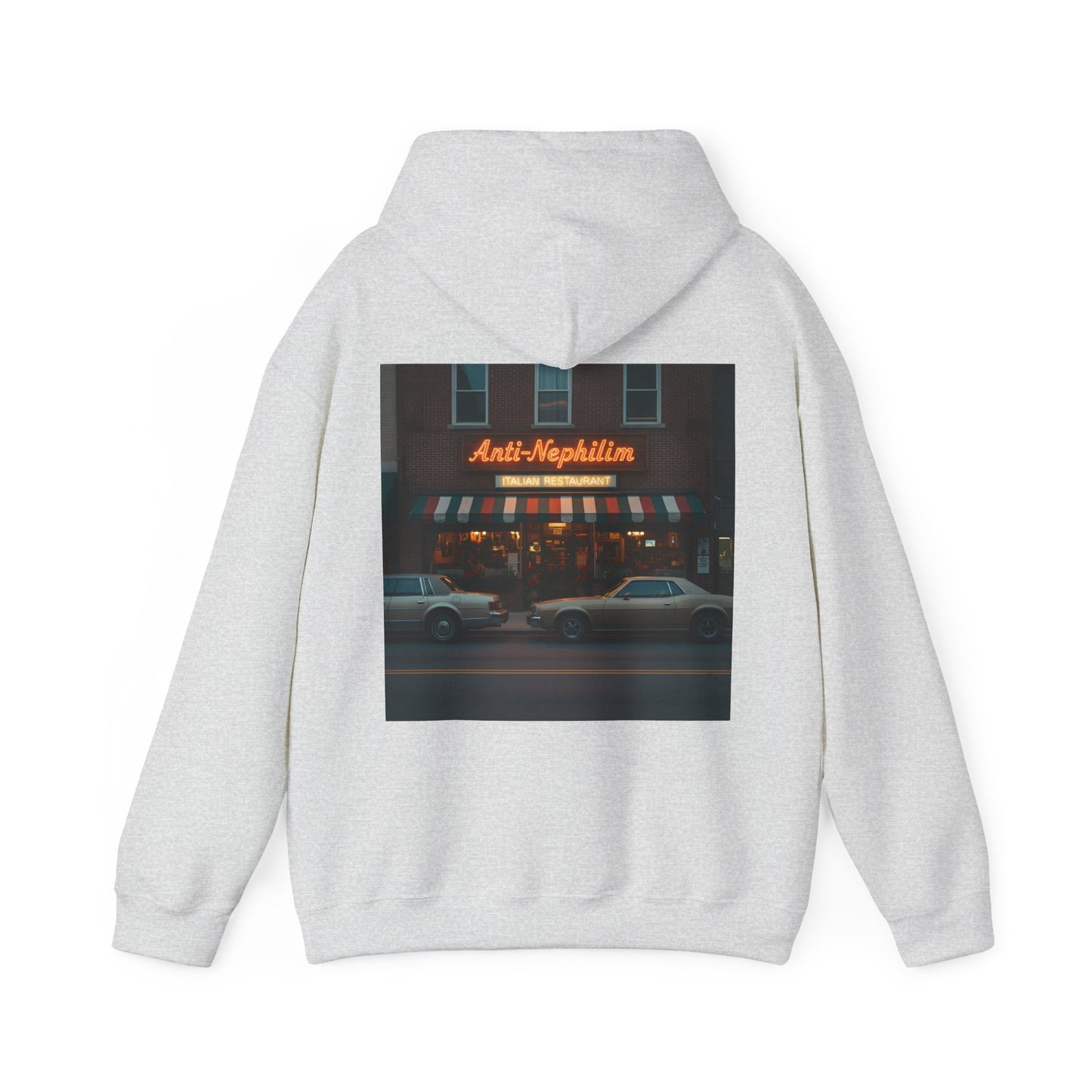 Retro NYC Italian Anti Nephilim Hoodie - Kirk Ave. Apparel