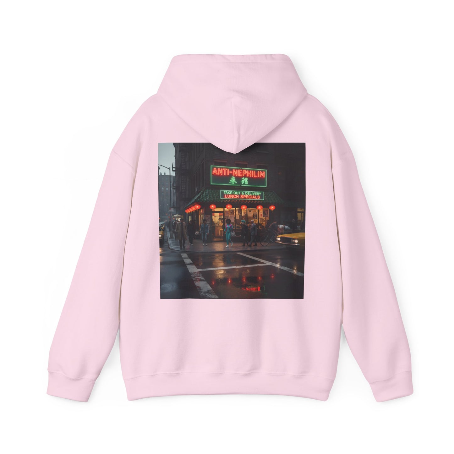 NYC Retro Chinese Anti Nephilim Hoodie - Kirk Ave. Apparel