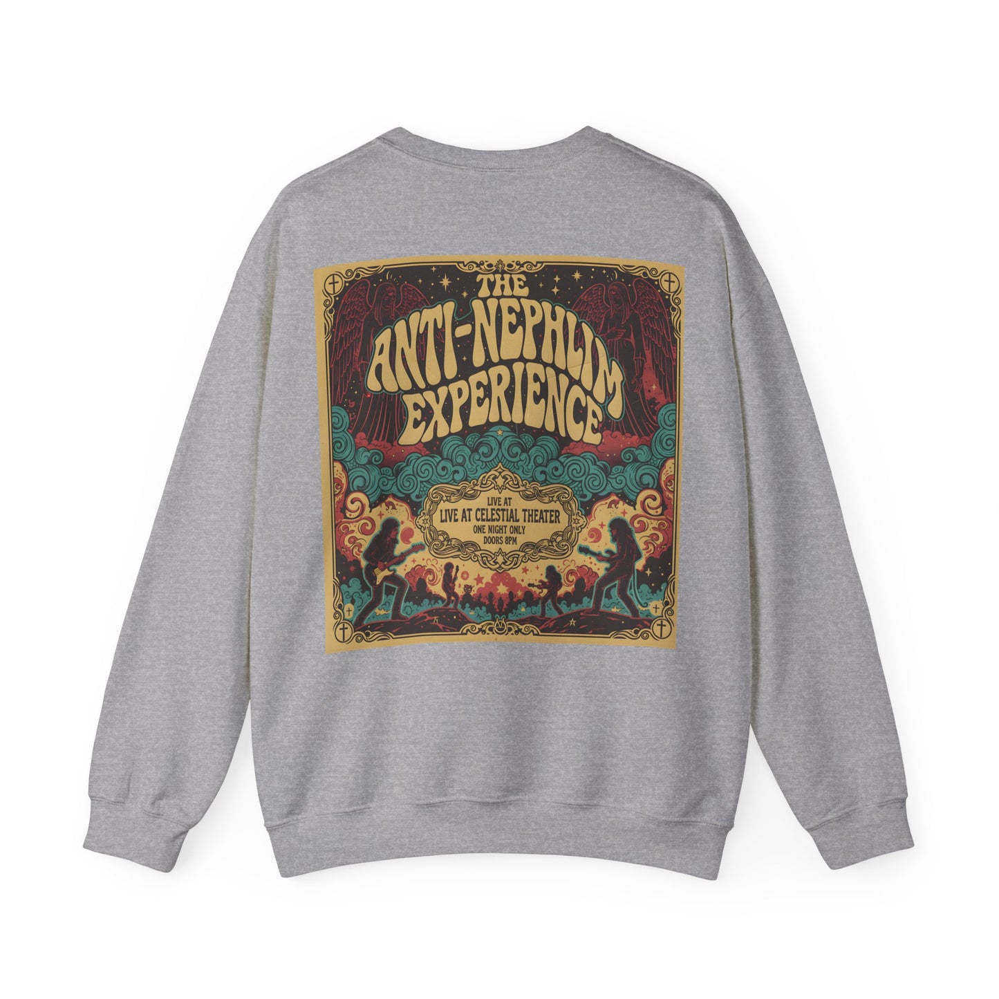 70s Concert Sweatshirt Anti Nephilim Experience - Kirk Ave. Apparel