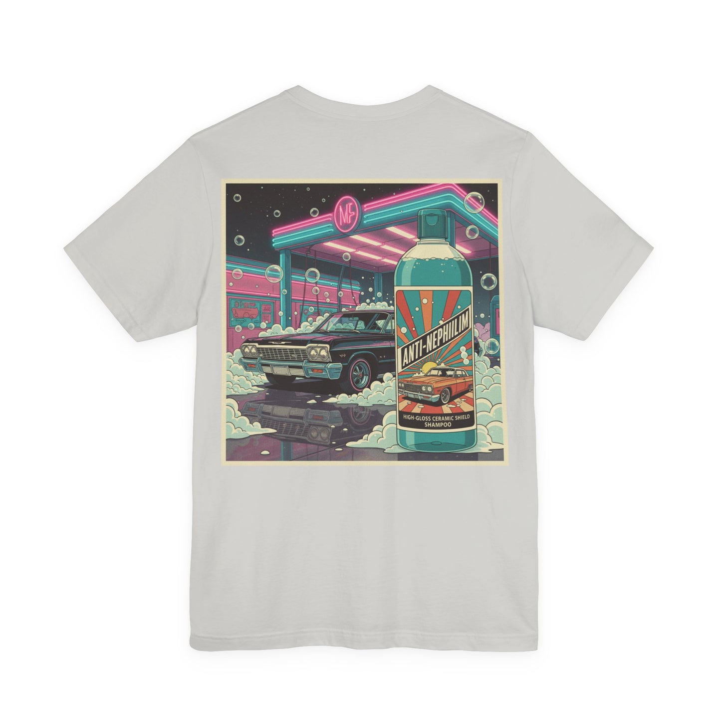 Retro Anti Nephilim Car Wash T Shirt - Kirk Ave. Apparel