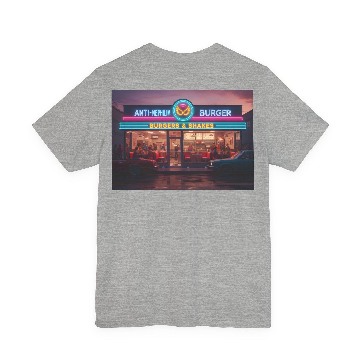 Retro Neon Burger Joint T Shirt — Kirk Ave. Apparel