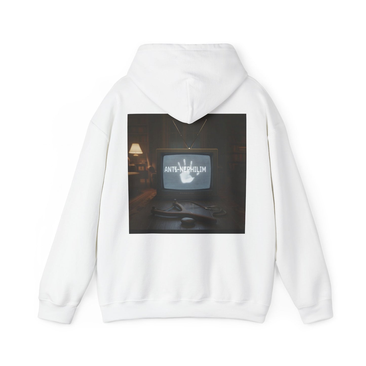 Retro TV Anti Nephilim Hoodie - Kirk Ave. Apparel