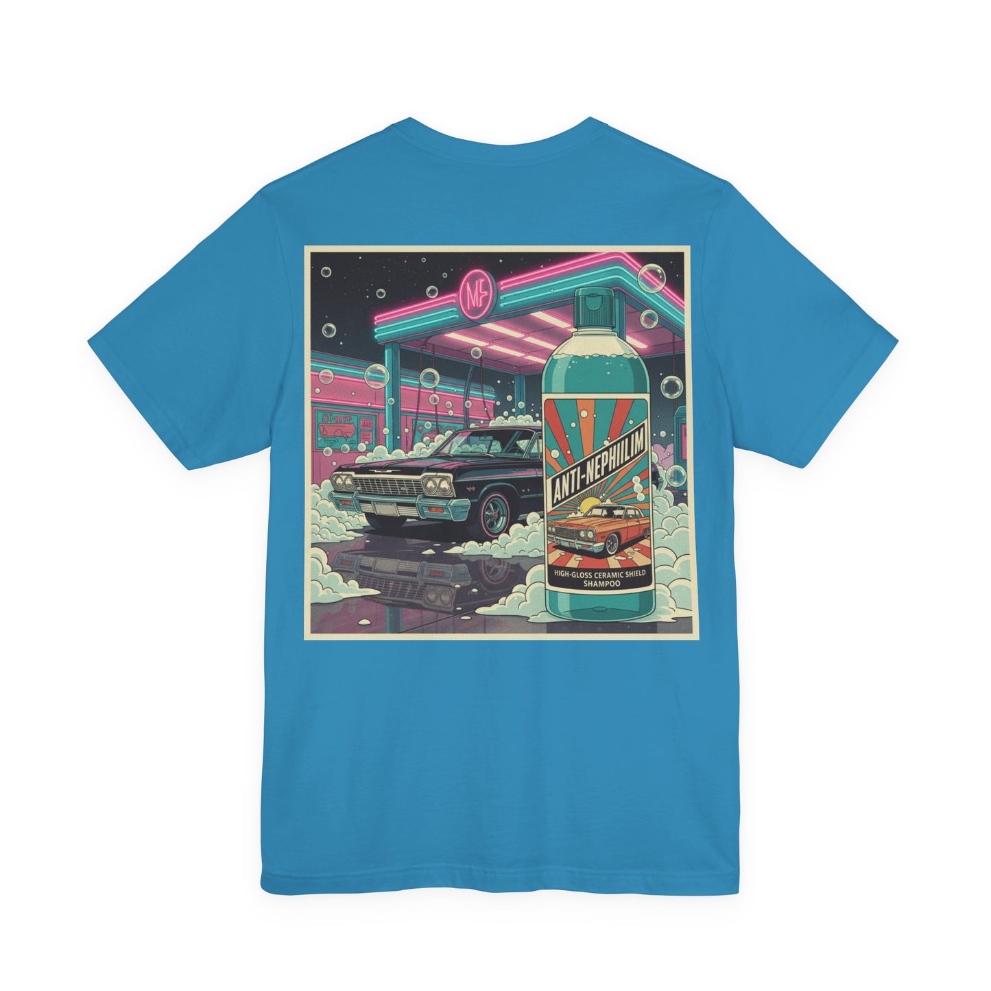 Retro Anti Nephilim Car Wash T Shirt - Kirk Ave. Apparel