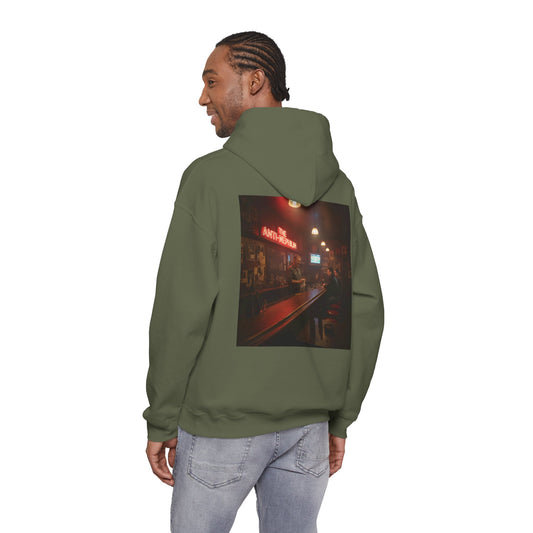 Retro Neon Dive Bar Hoodie - Kirk Ave. Apparel