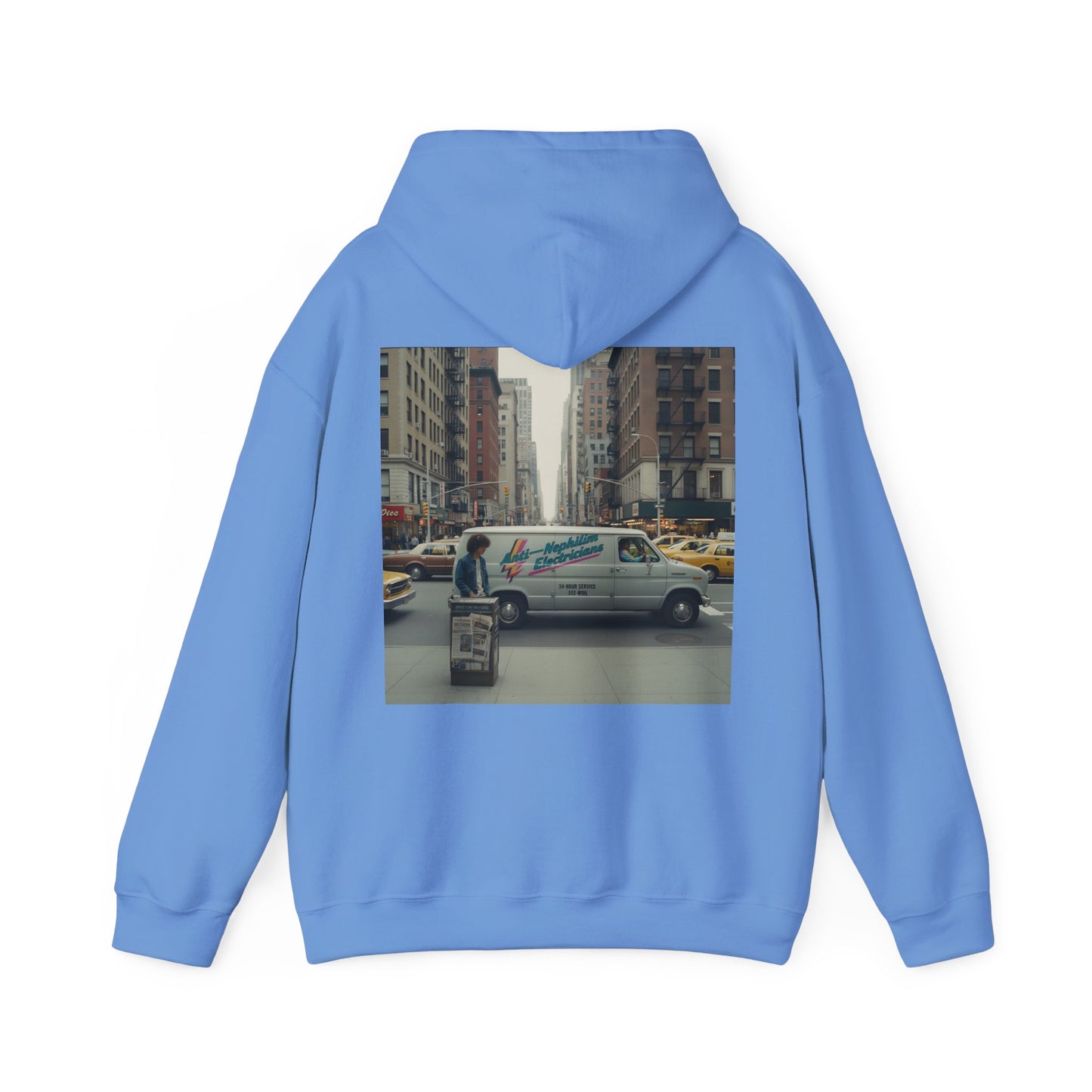 Retro NYC Anti-Nephilim Hoodie - Kirk Ave. Apparel