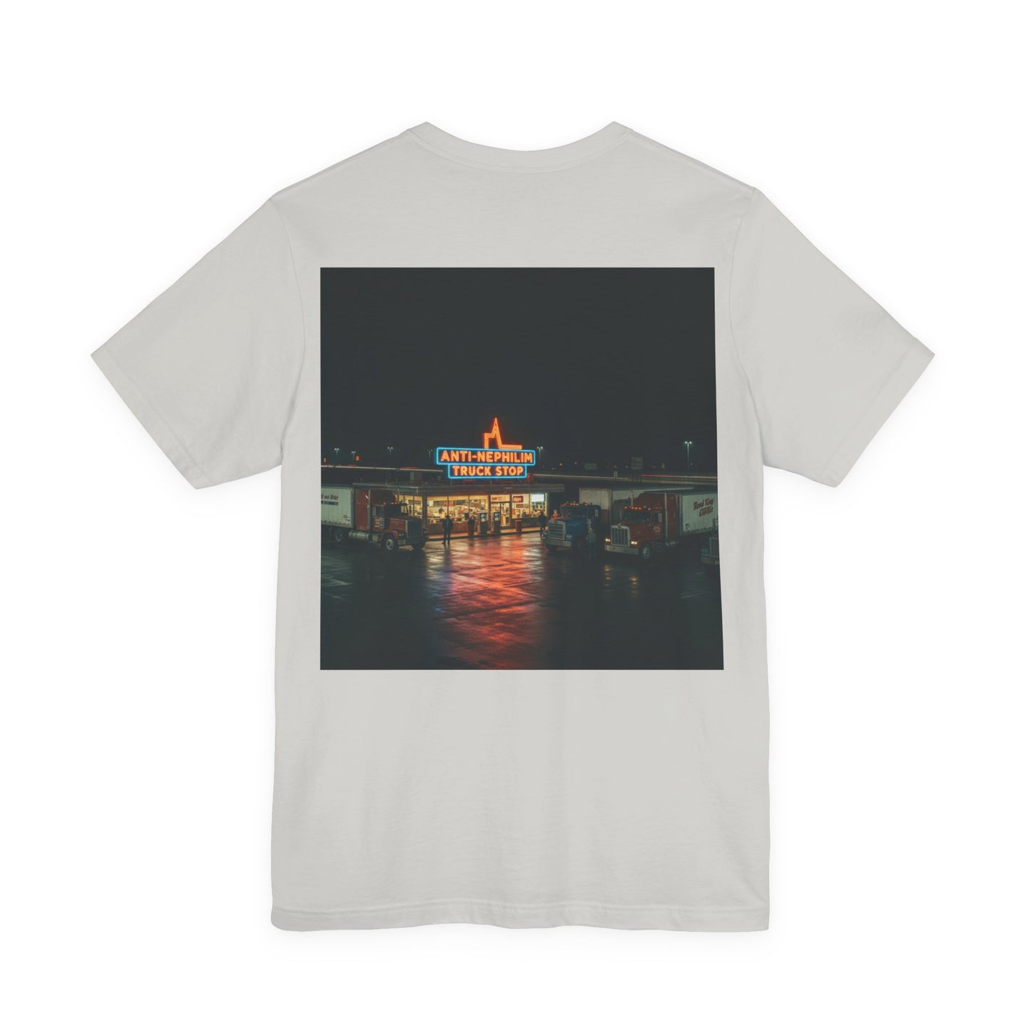 Vintage Neon Anti-Nephilim Truck Stop T-Shirt — Kirk Ave. Apparel