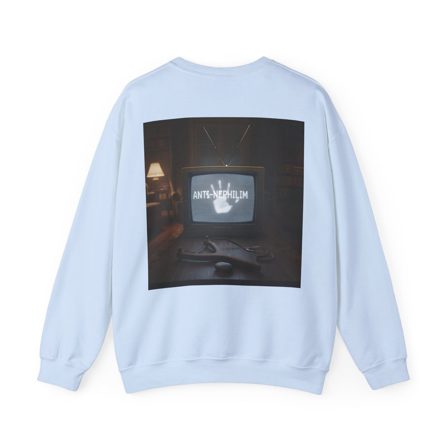 Retro TV Anti Nephilim Sweatshirt - Kirk Ave. Apparel