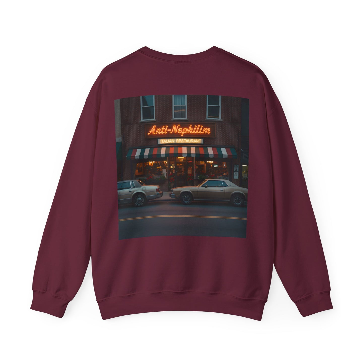 Retro NYC Italian Anti Nephilim Sweatshirt - Kirk Ave. Apparel