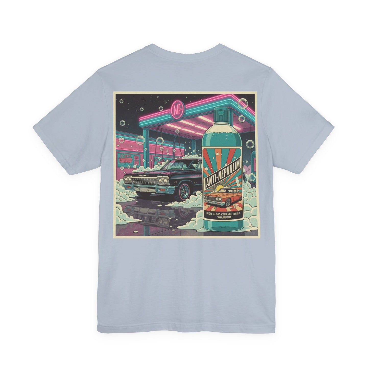 Retro Anti Nephilim Car Wash T Shirt - Kirk Ave. Apparel