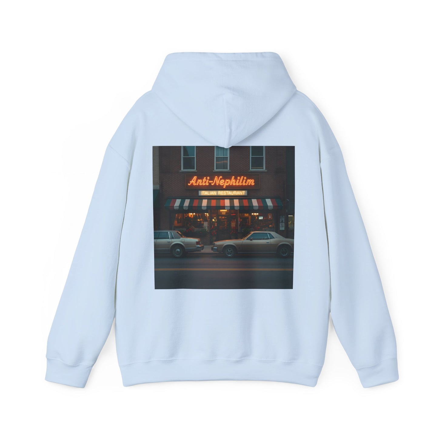 Retro NYC Italian Anti Nephilim Hoodie - Kirk Ave. Apparel