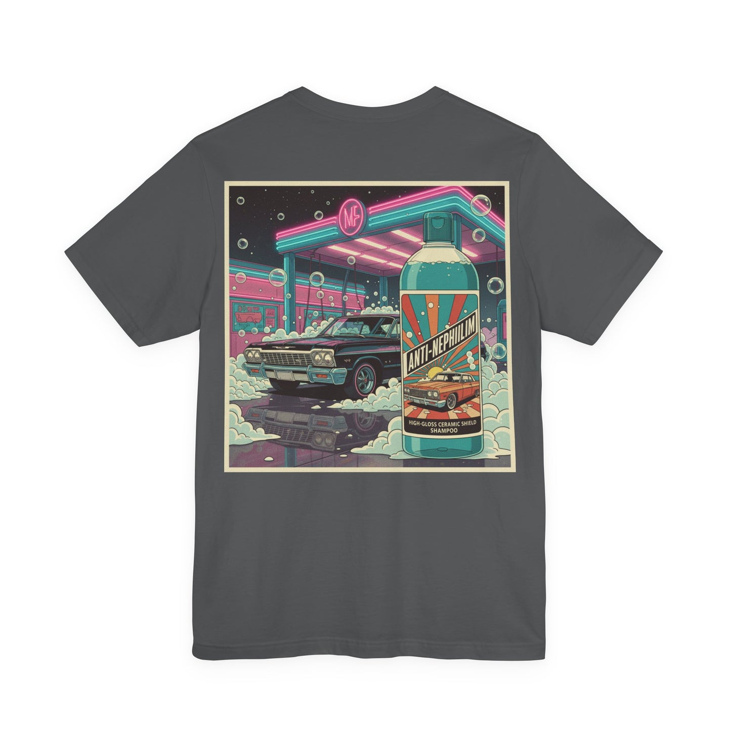 Retro Anti Nephilim Car Wash T Shirt - Kirk Ave. Apparel