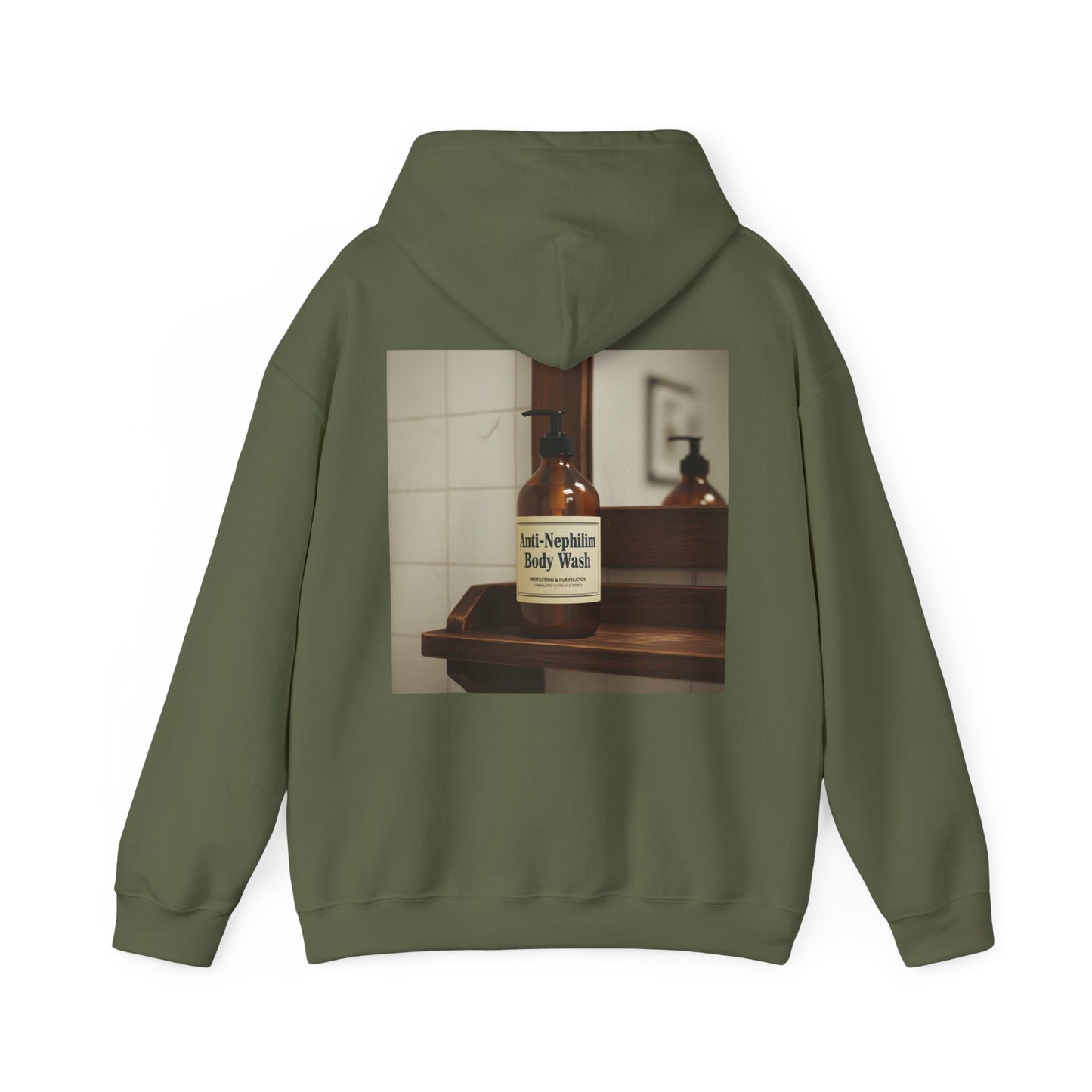 Vintage Anti Nephilim Body Wash Hoodie - Kirk Ave. Apparel
