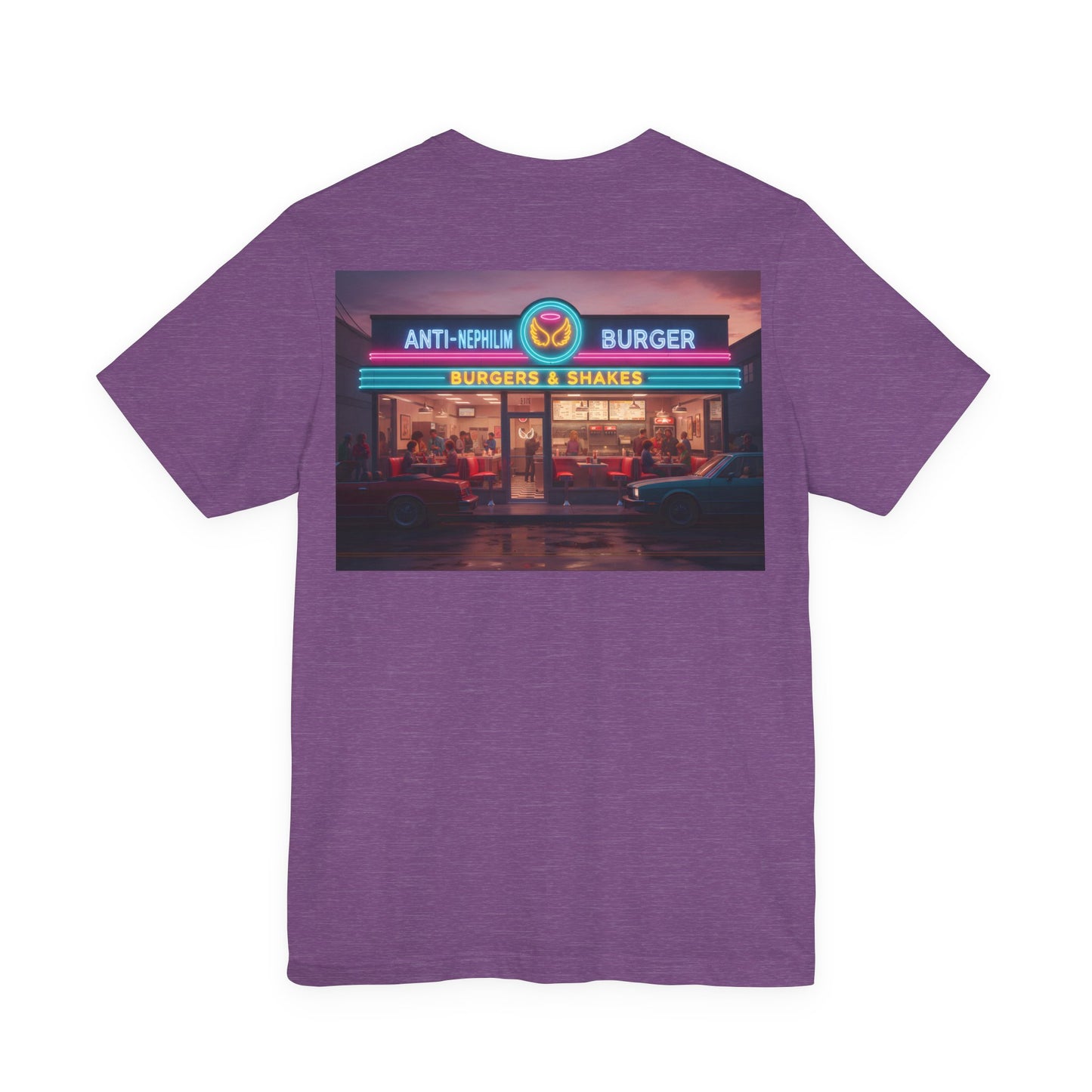 Retro Neon Burger Joint T Shirt — Kirk Ave. Apparel