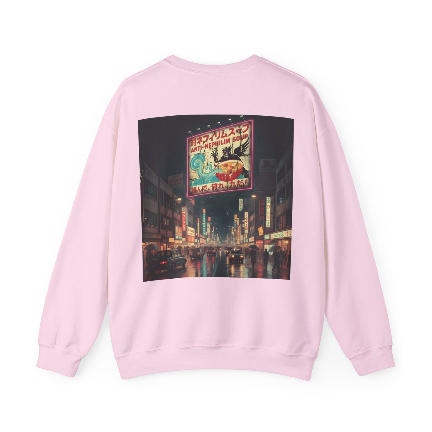 Retro Tokyo Anti Nephilim Soup Sweatshirt - Kirk Ave. Apparel