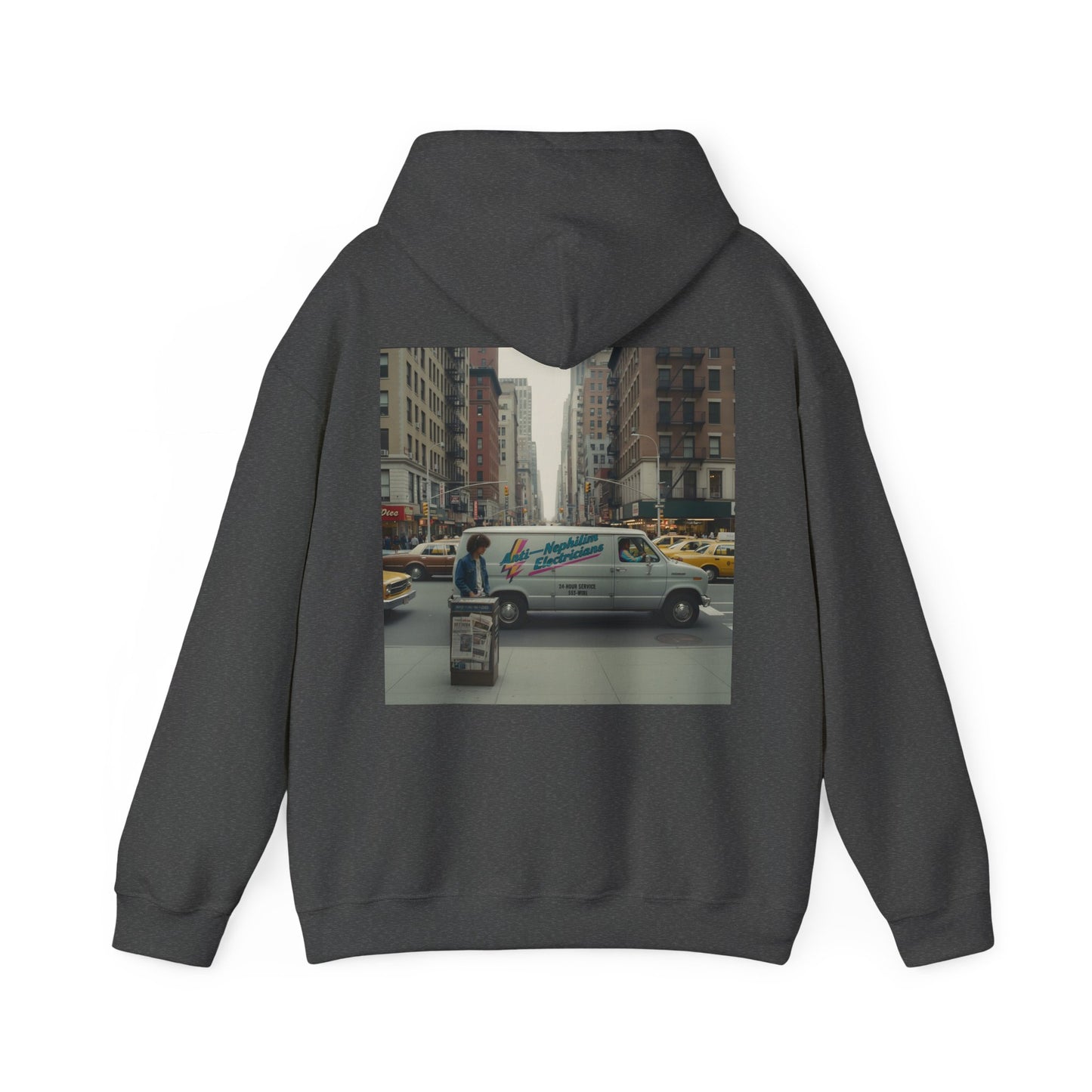 Retro NYC Anti-Nephilim Hoodie - Kirk Ave. Apparel