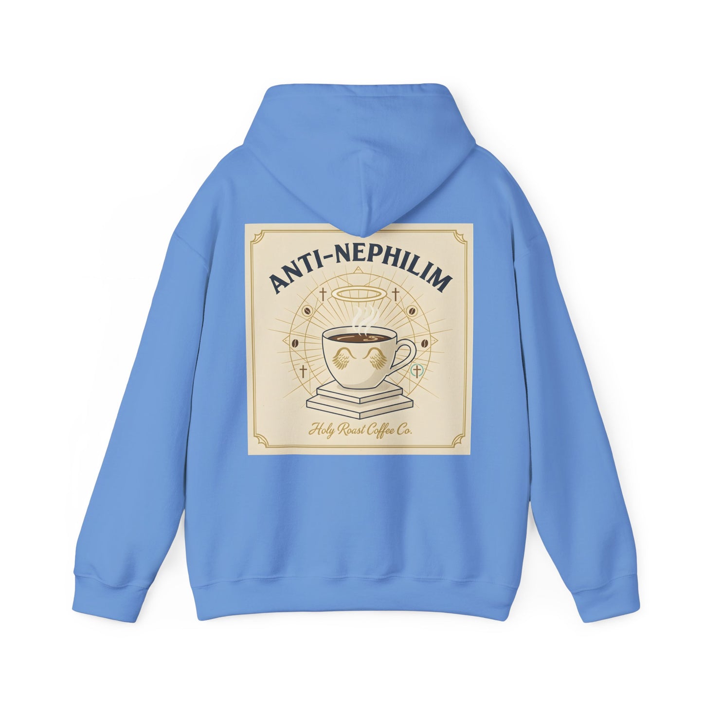 Retro Anti Nephilim Coffee Hoodie — Kirk Ave. Apparel