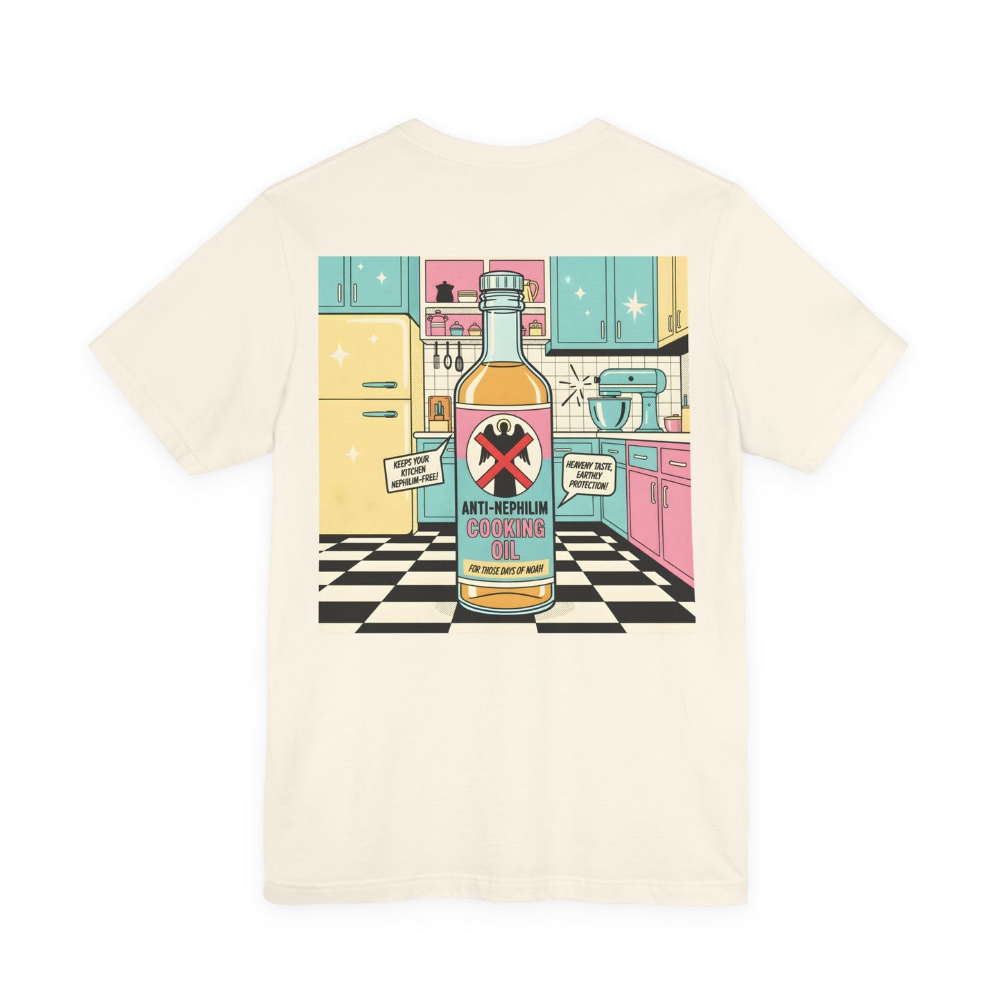 Retro Kitchen Pop Art Anti Nephilim T Shirt - Kirk Ave. Apparel