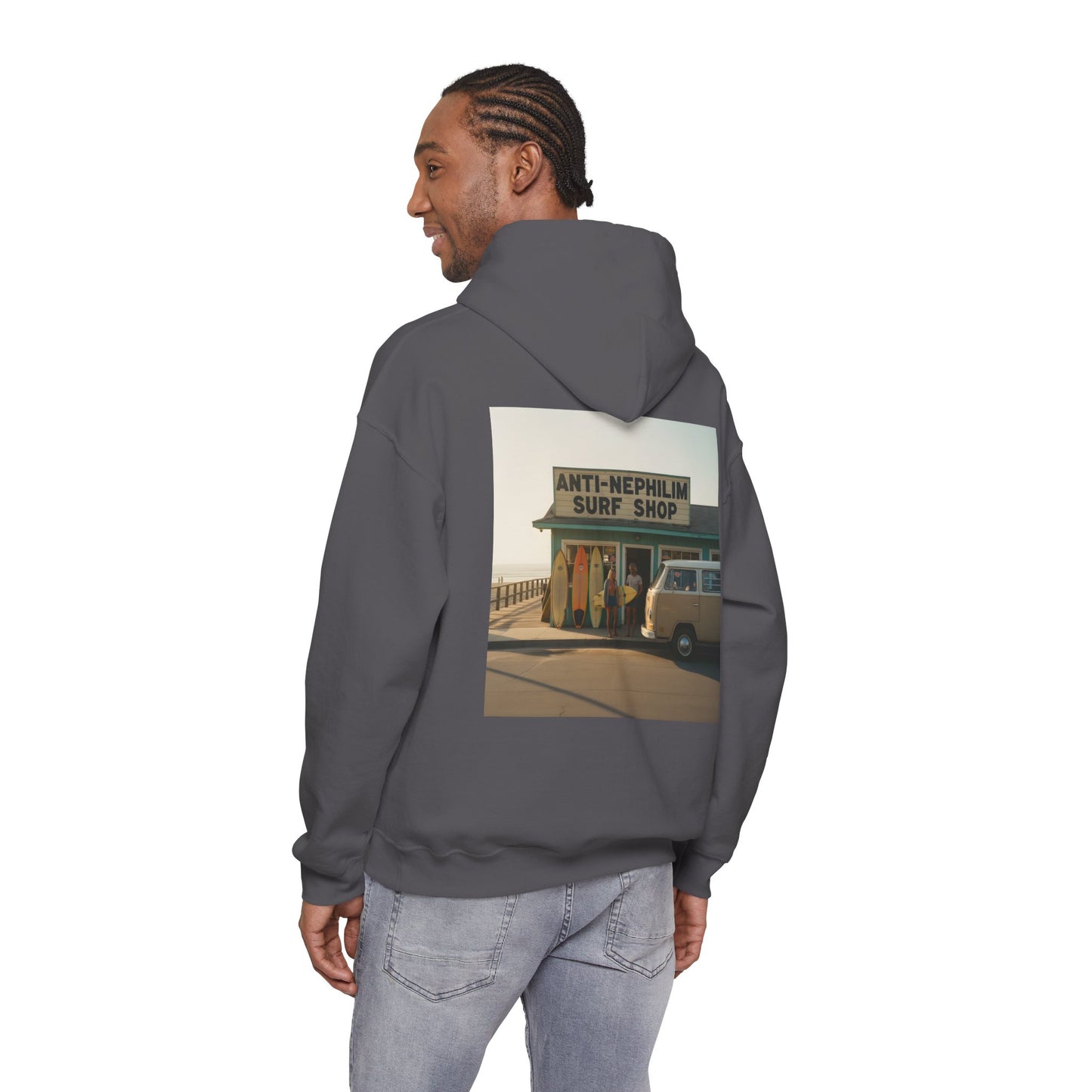 Vintage surf shop Anti-Nephilim hoodie - Kirk Ave. Apparel