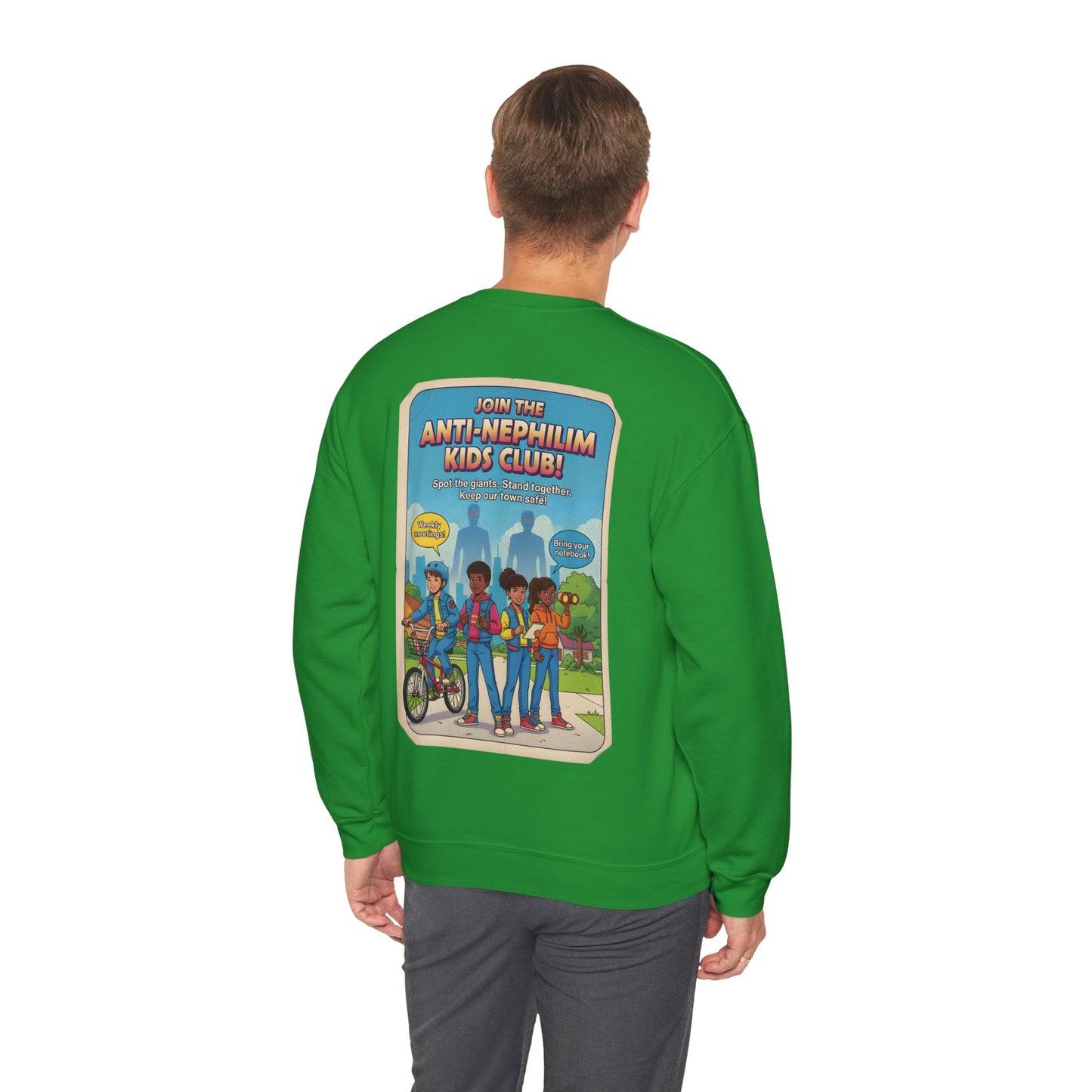 Anti Nephilim Kids Club Sweatshirt — Kirk Ave. Apparel