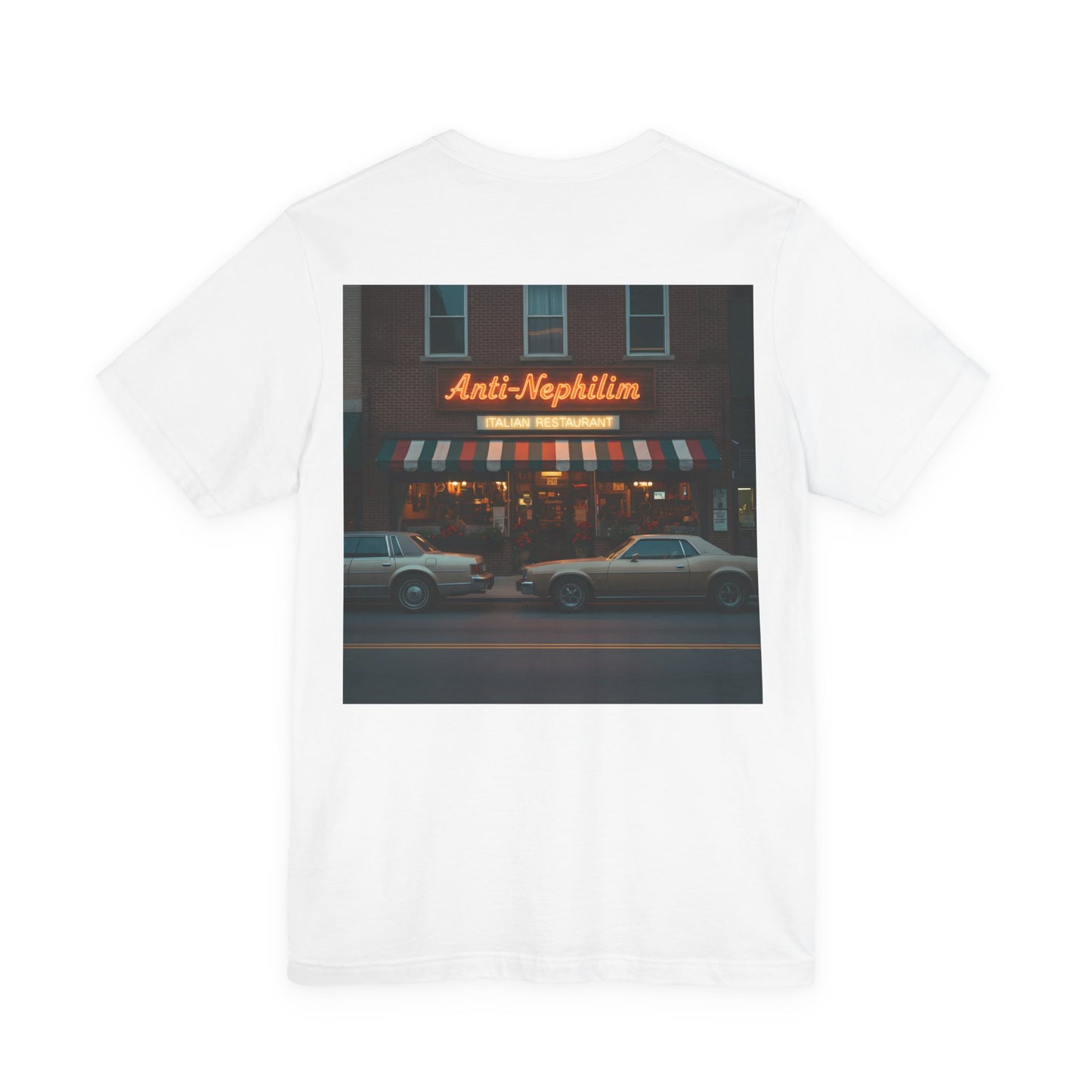 Retro NYC Italian Anti Nephilim T Shirt - Kirk Ave. Apparel