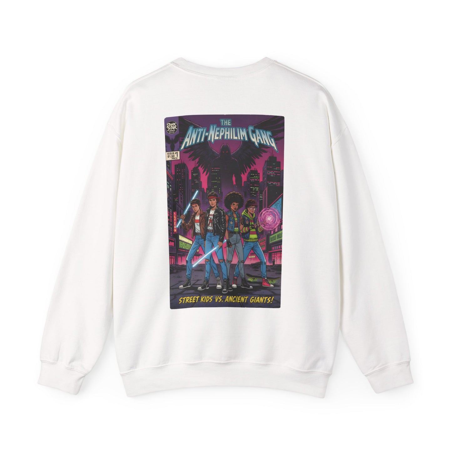 Anti Nephilim Gang Comic Sweatshirt - Kirk Ave. Apparel