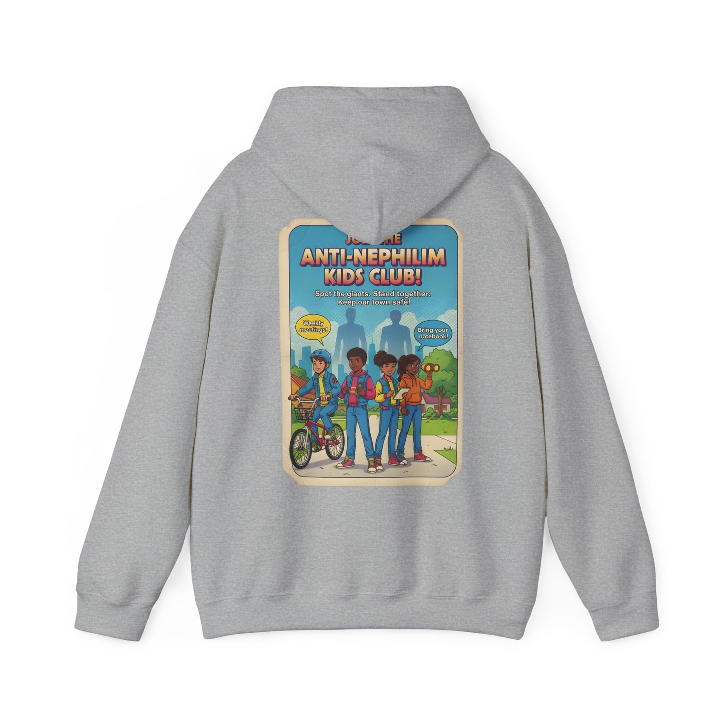 Anti Nephilim Kids Club Hoodie — Kirk Ave. Apparel