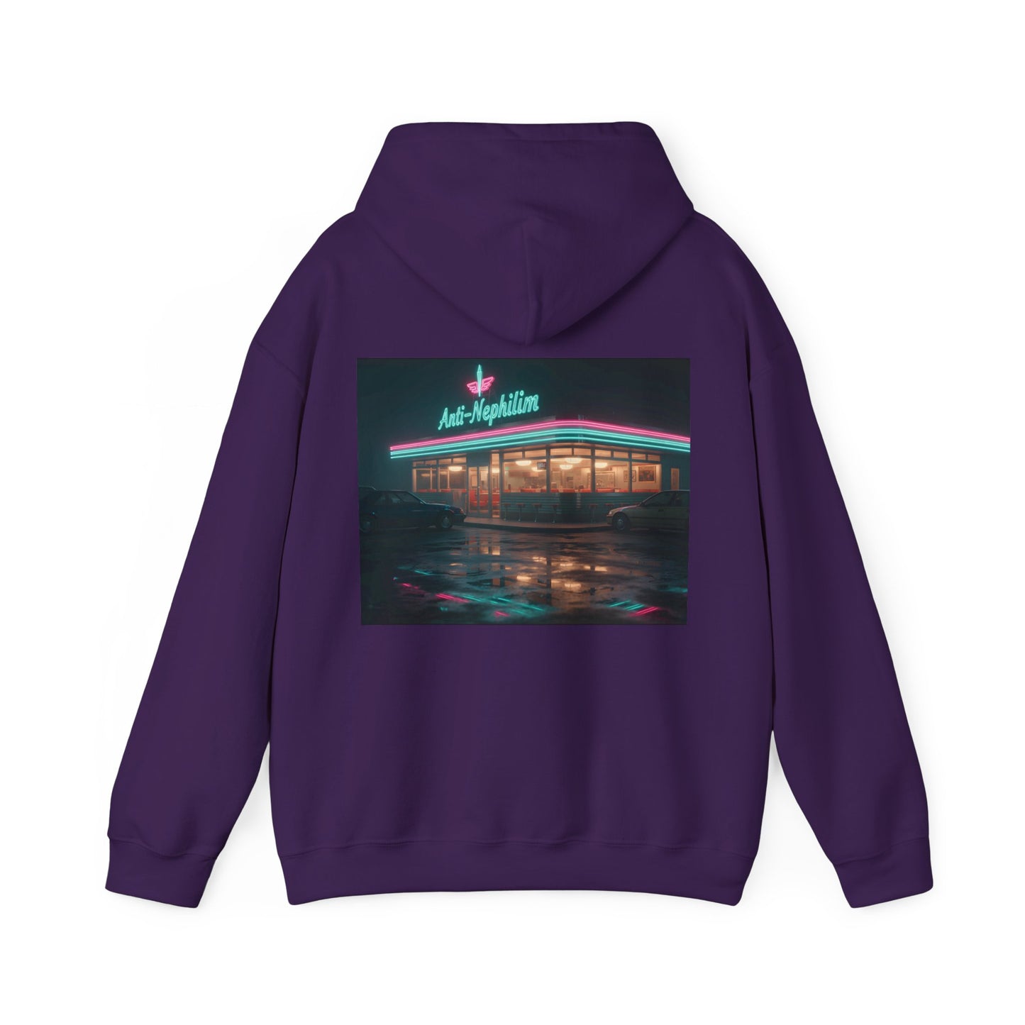 Vintage Neon Diner Anti Nephilim Hoodie – Kirk Ave. Apparel