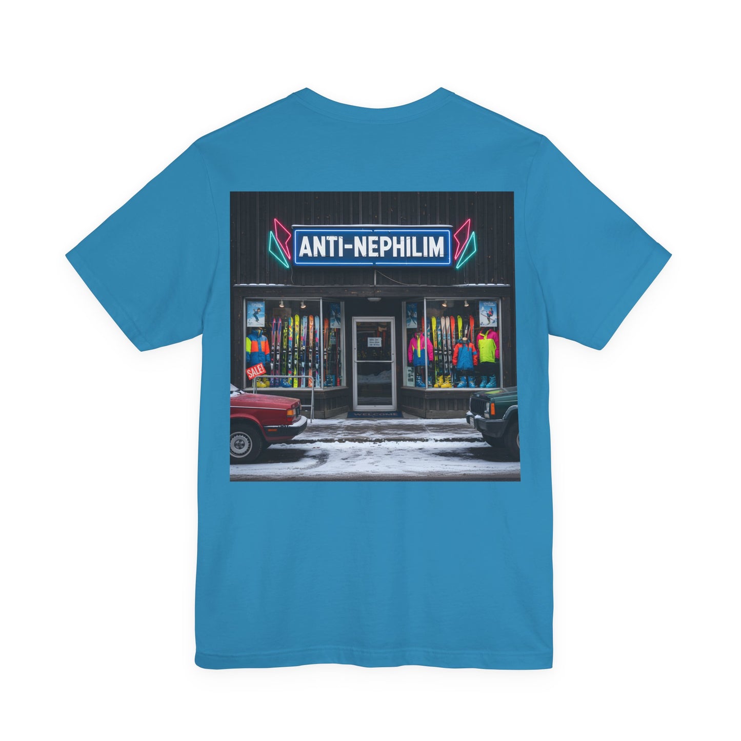 Anti Nephilim Ski Shop T Shirt - Kirk Ave. Apparel