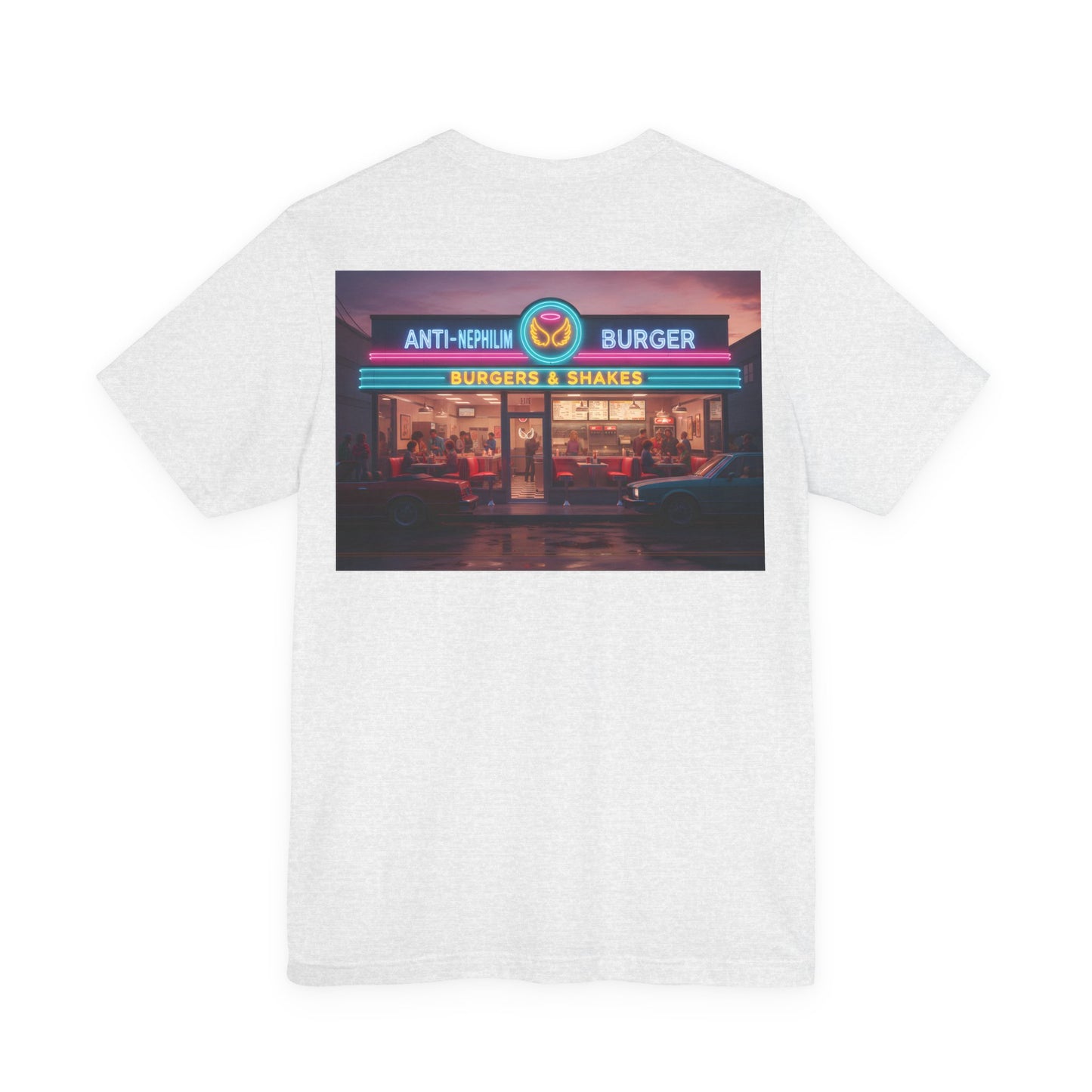 Retro Neon Burger Joint T Shirt — Kirk Ave. Apparel