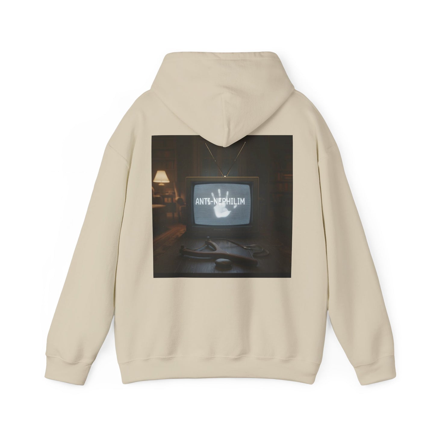 Retro TV Anti Nephilim Hoodie - Kirk Ave. Apparel