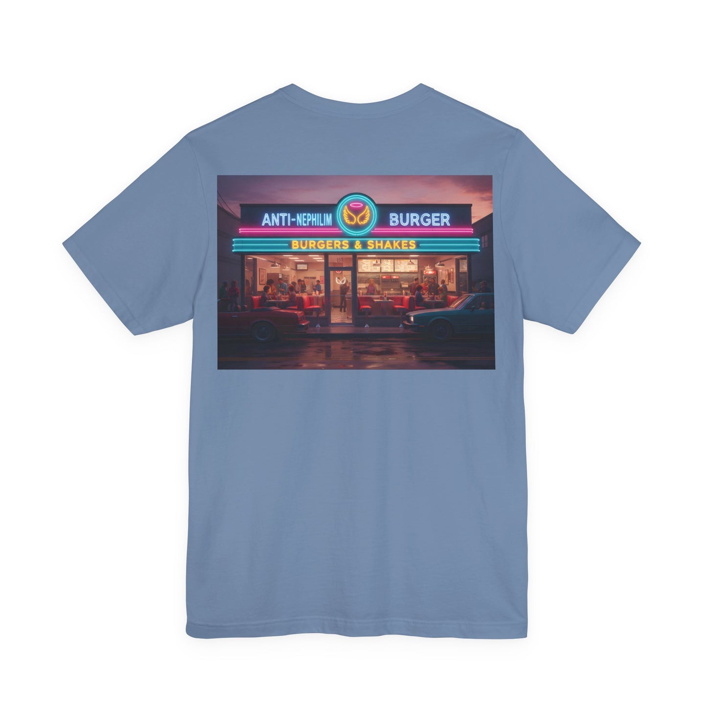 Retro Neon Burger Joint T Shirt — Kirk Ave. Apparel