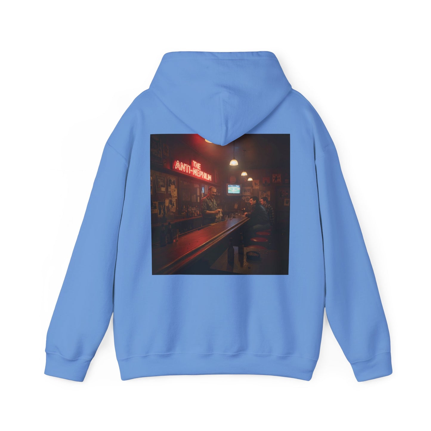 Retro Neon Dive Bar Hoodie - Kirk Ave. Apparel
