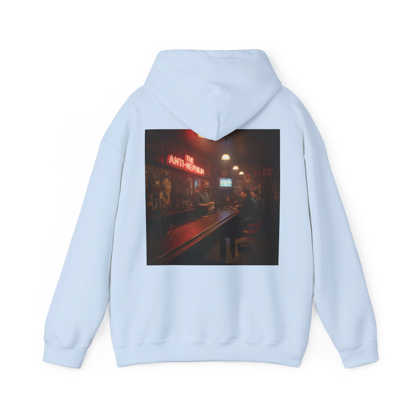 Retro Neon Dive Bar Hoodie - Kirk Ave. Apparel